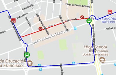 Plano corte calle Azorín L04