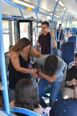 Whenever possible, seats will be given up to elderly, pregnant or disabled people.