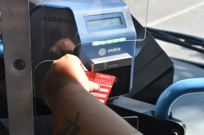 Once the door is open, users must get on and swipe their ticket or pay for the trip.