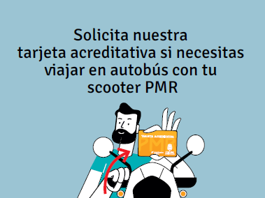 Com obtindre la targeta acreditativa per a viatjar amb escúter: