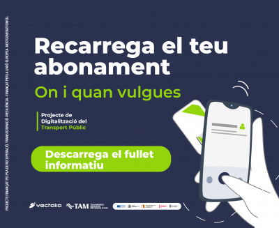 Recarrega el teu abonament